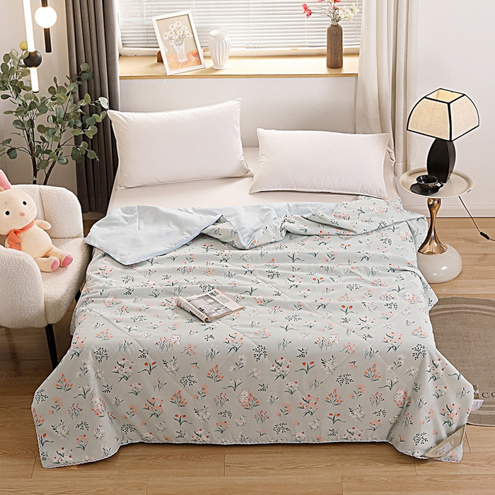 91家纺网 家纺一手货源 找家纺 （总）小叮当家纺仓储工厂店 （提供买家秀 爆款花型 不断货）2025新款水洗棉花边夏凉被被子被芯