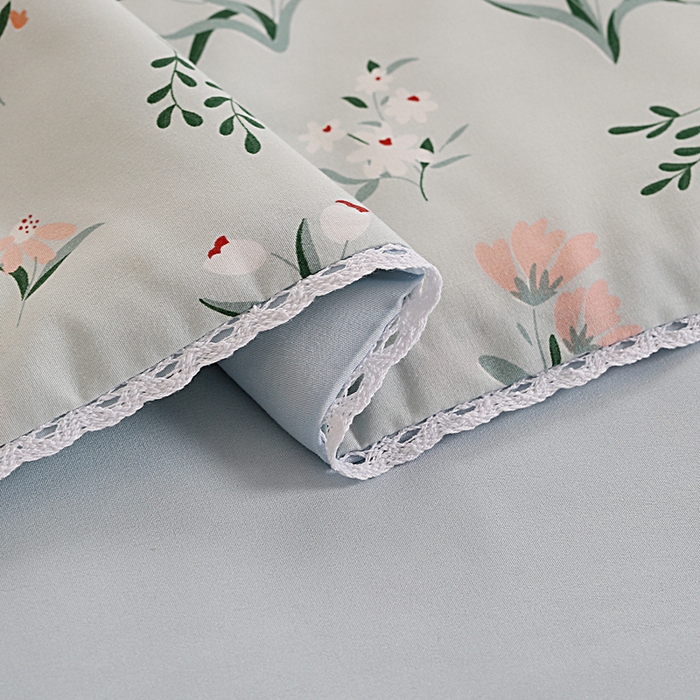 91家纺网 家纺一手货源 找家纺 （总）小叮当家纺仓储工厂店 （提供买家秀 爆款花型 不断货）2025新款水洗棉花边夏凉被被子被芯