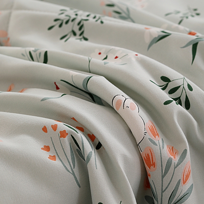 91家纺网 家纺一手货源 找家纺 （总）小叮当家纺仓储工厂店 （提供买家秀 爆款花型 不断货）2025新款水洗棉花边夏凉被被子被芯