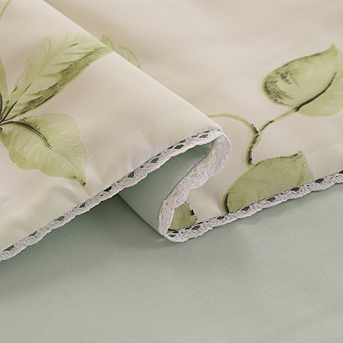 91家纺网 家纺一手货源 找家纺 小叮当家纺仓储工厂店 （提供买家秀 爆款花型 不断货）2025新款水洗棉花边夏凉被被子被芯 馥花逸夏