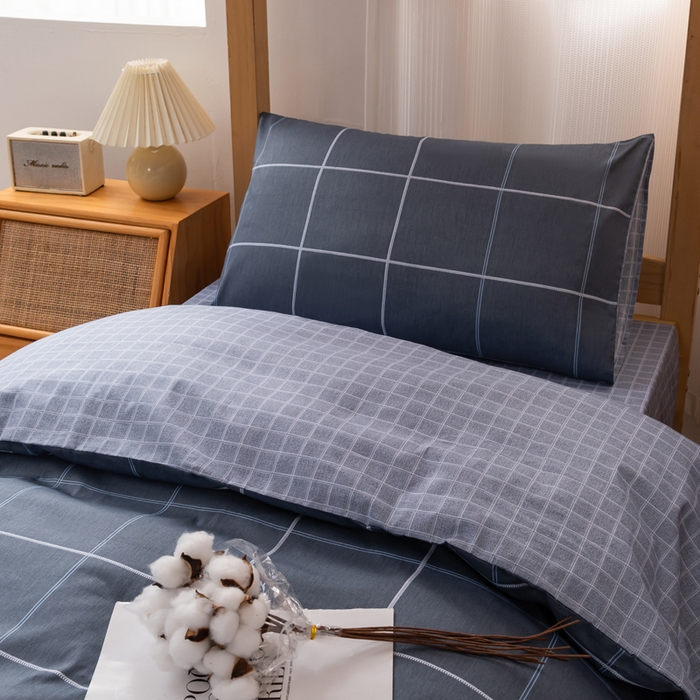 91家纺网 家纺一手货源 找家纺 总2025新款全棉学生三件套纯棉六件套装宿舍上下铺全套棉花被