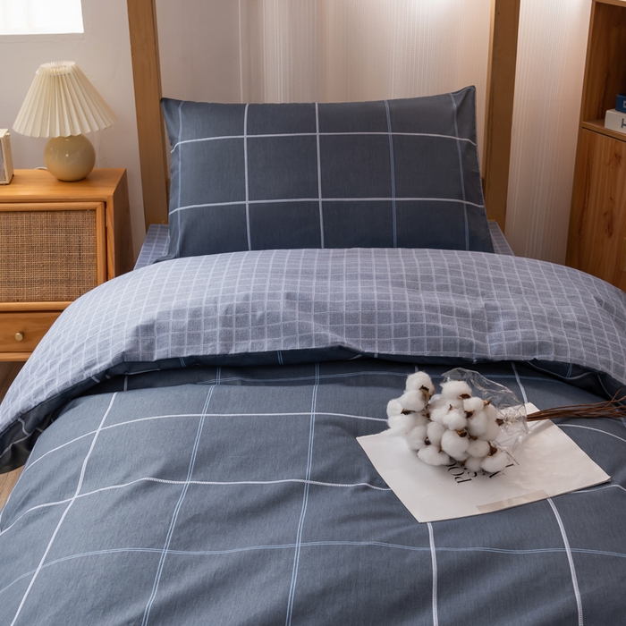 91家纺网 家纺一手货源 找家纺 总2025新款全棉学生三件套纯棉六件套装宿舍上下铺全套棉花被