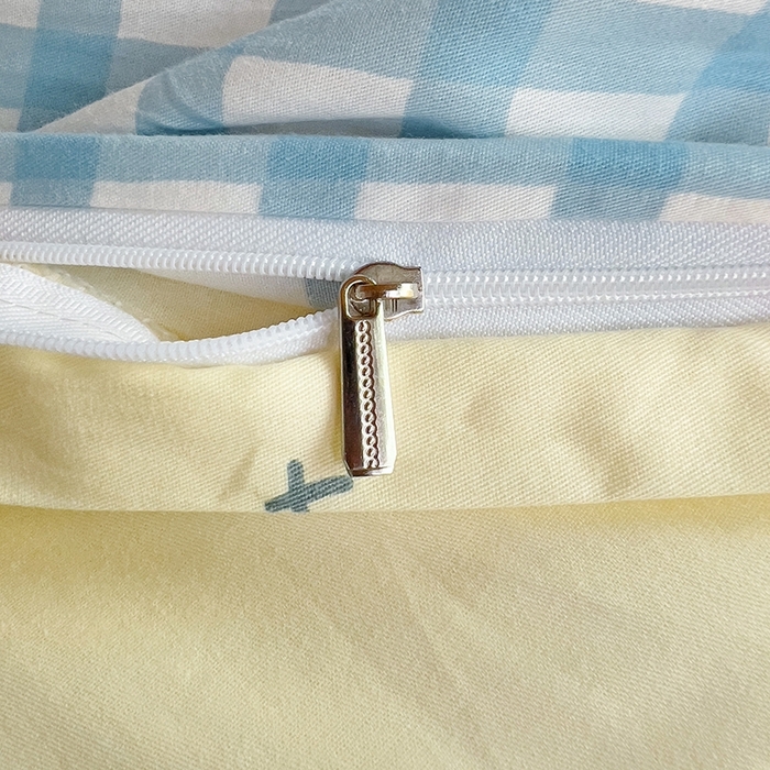 91家纺网 家纺一手货源 找家纺 麦伦家居 2025新款40支13372全棉纯棉斜纹学生上下铺床品宿舍三件套上下铺四件套系列 喵星人