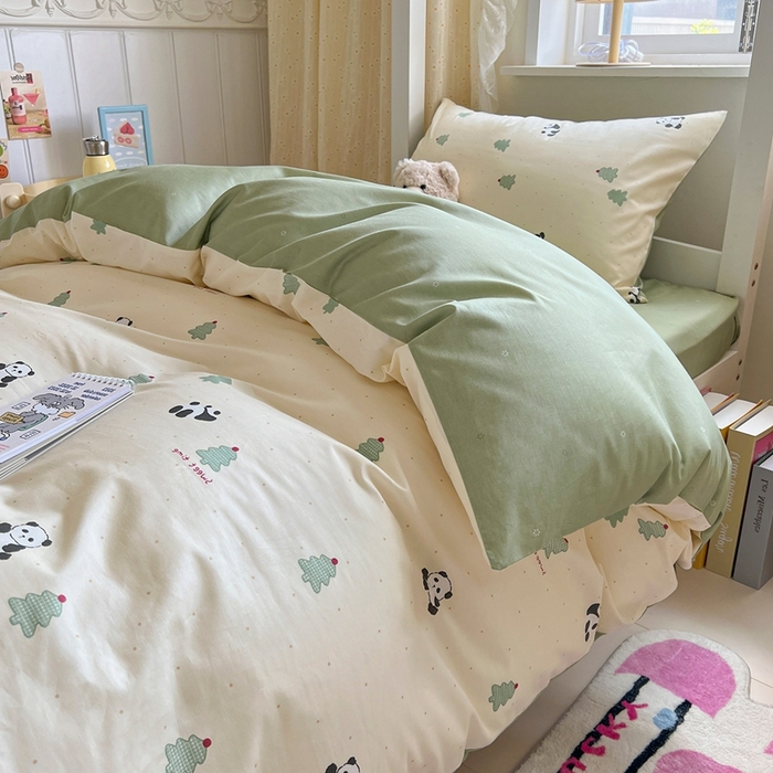 91家纺网 家纺一手货源 找家纺 （总）麦伦家居 2025新款40支13372全棉纯棉斜纹学生上下铺床品宿舍三件套上下铺四件套系列