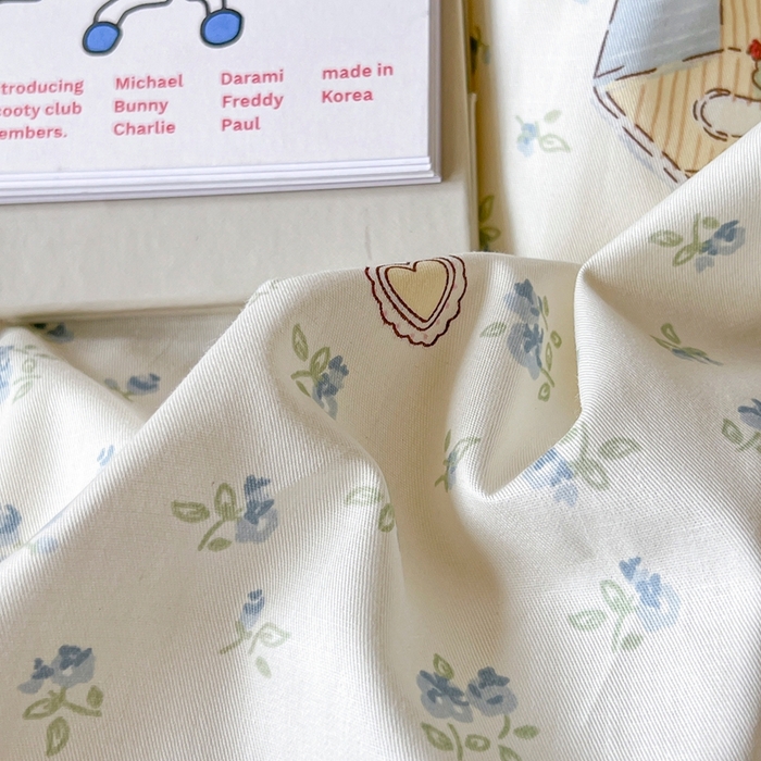 91家纺网 家纺一手货源 找家纺 麦伦家居 2025新款40支13372全棉纯棉斜纹学生上下铺床品宿舍三件套上下铺四件套系列 花园狗蓝