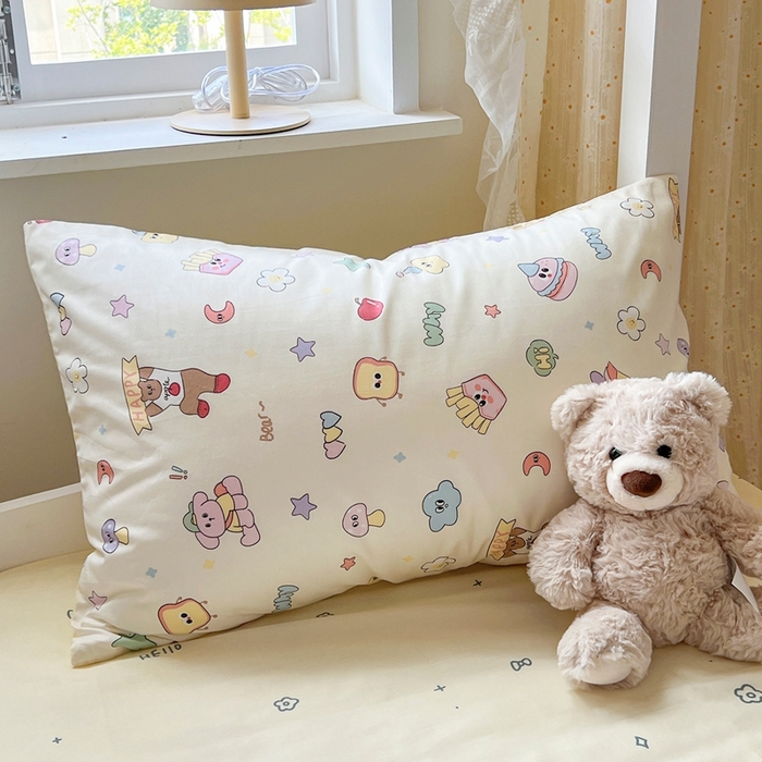 91家纺网 家纺一手货源 找家纺 麦伦家居 2025新款40支13372全棉纯棉斜纹学生上下铺床品宿舍三件套上下铺四件套系列 爱豆熊