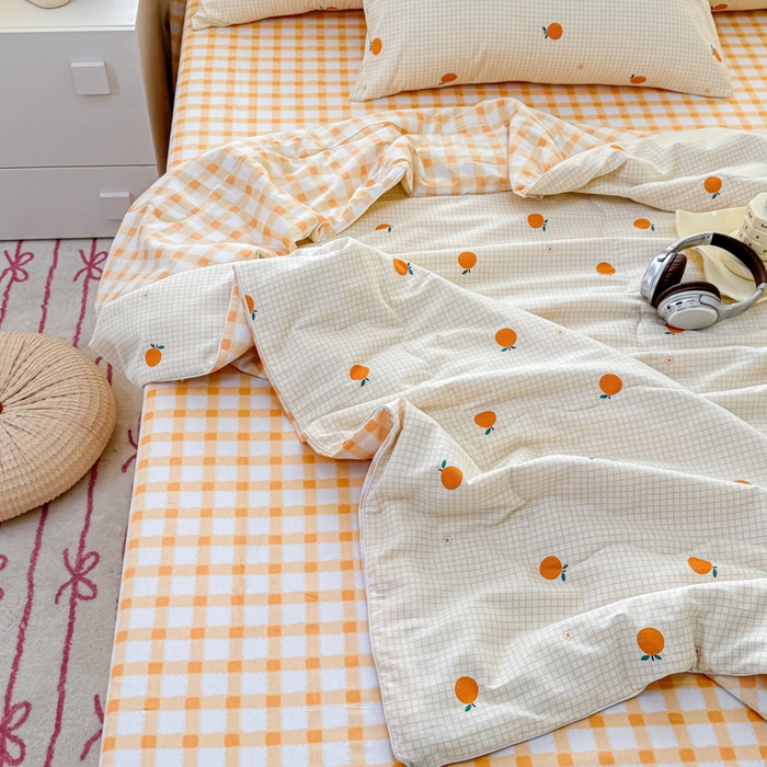 91家纺网 家纺一手货源 找家纺 （总）洺兰家居 2025新款A类全棉印花麻绳款夏被四件套