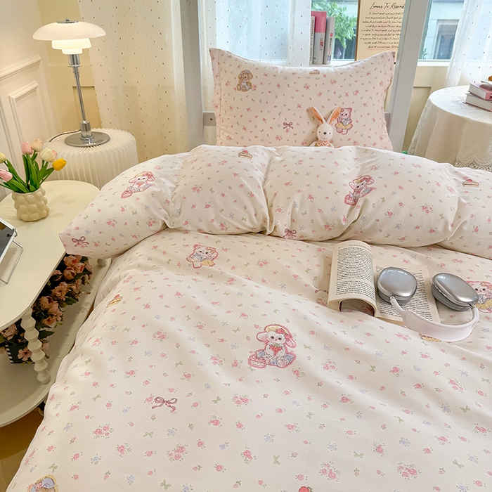 91家纺网 家纺一手货源 找家纺 （总）壹贝家纺 2025新款学生季喷气全棉跑量宿舍三件套（提供买家秀）