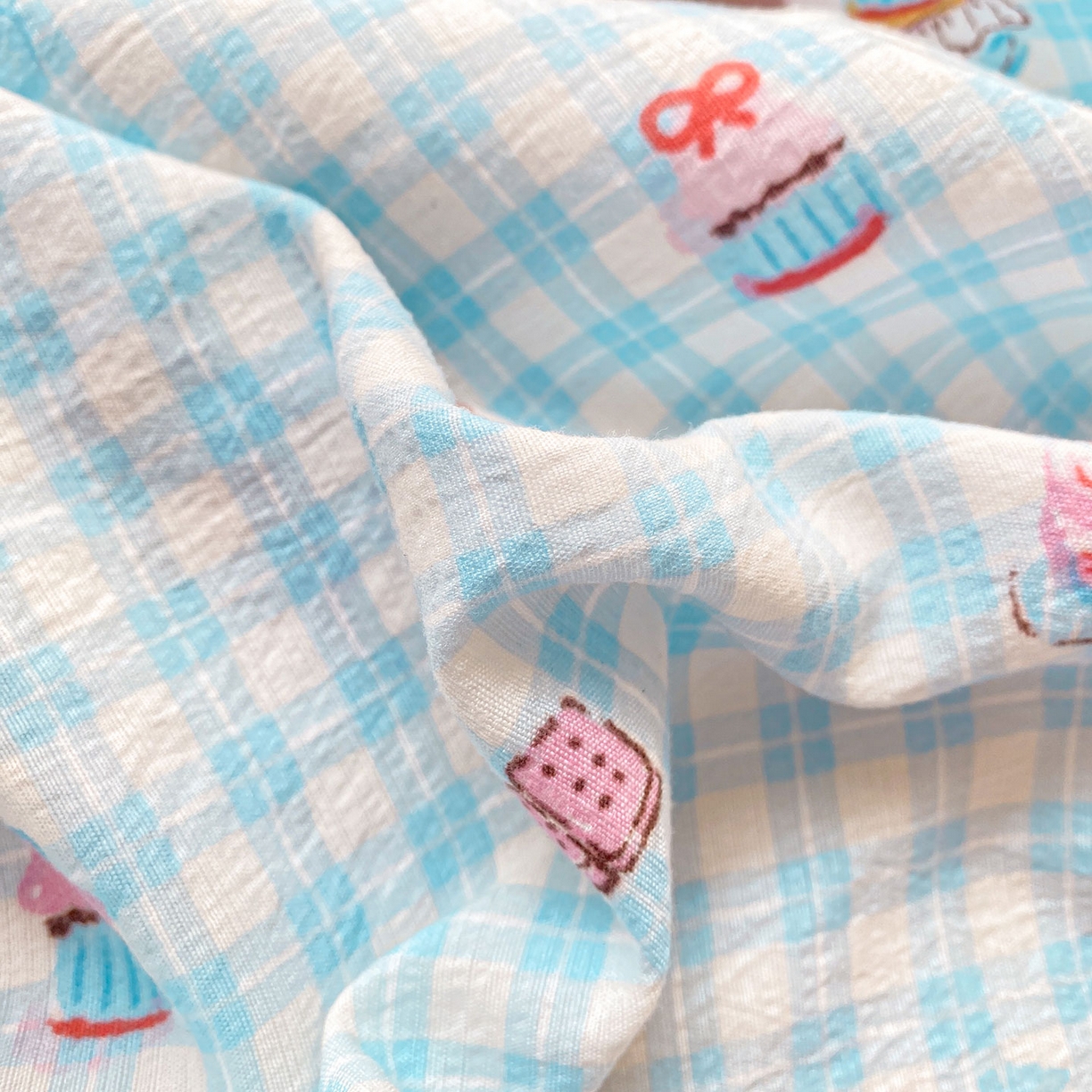 91家纺网 家纺一手货源 找家纺 眠势力 2025新款云感双层纱被套三件套ins奶油风云感超柔被罩单件四季款 淘气狗