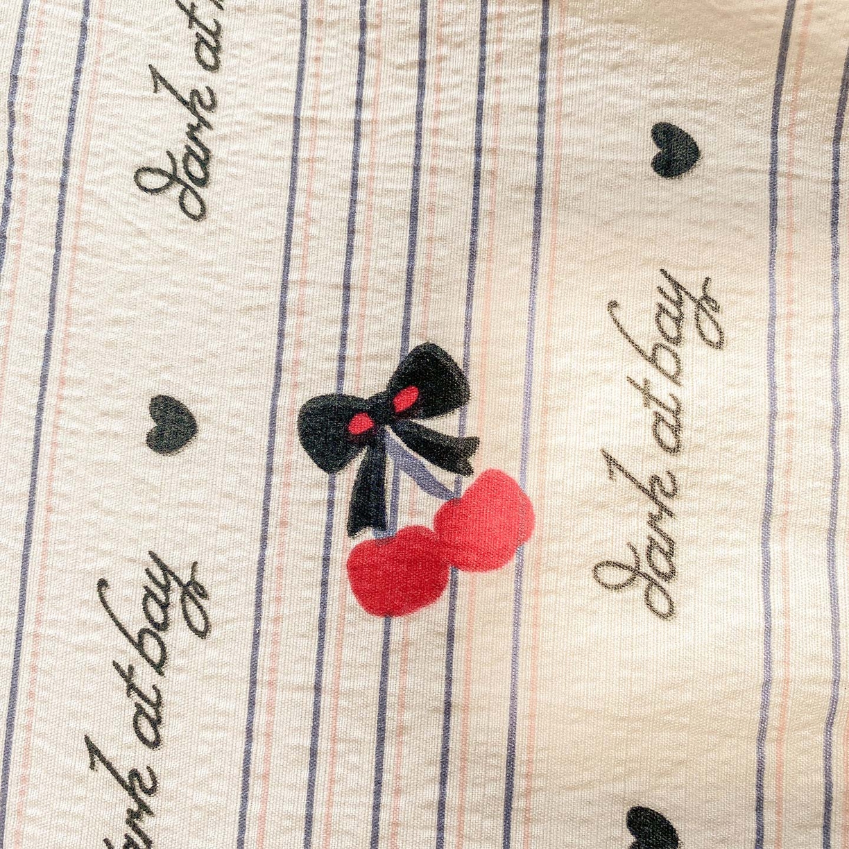 91家纺网 家纺一手货源 找家纺 眠势力 2025新款云感双层纱被套三件套ins奶油风云感超柔被罩单件四季款 字母樱桃