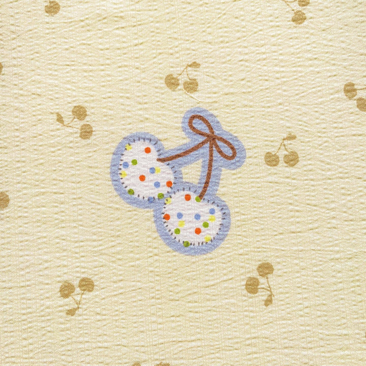 91家纺网 家纺一手货源 找家纺 眠势力 2025新款云感双层纱被套三件套ins奶油风云感超柔被罩单件四季款 樱桃丸子