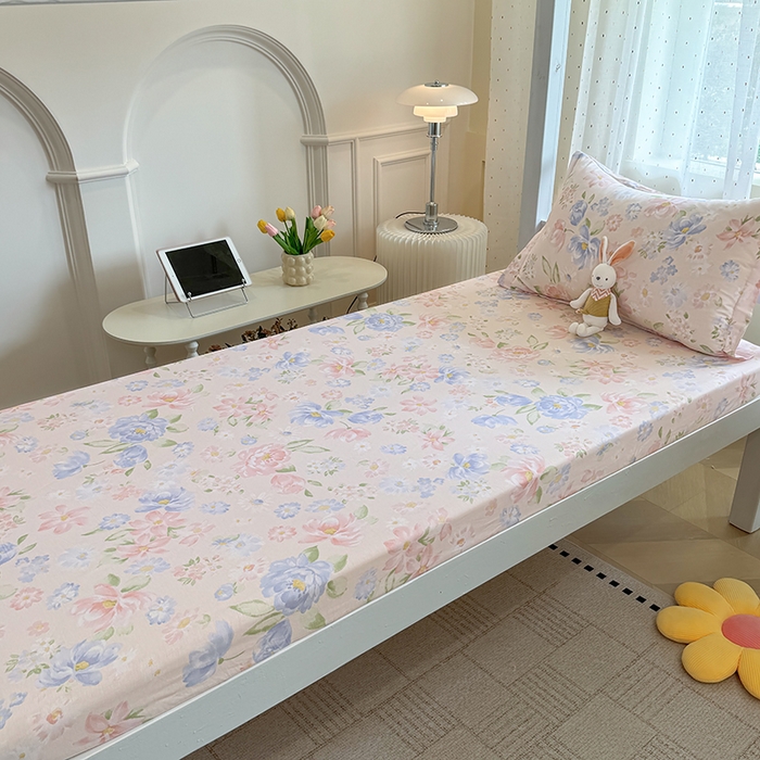 91家纺网 家纺一手货源 找家纺 壹贝家纺 2025新款学生季喷气全棉跑量宿舍三件套（提供买家秀） 浣溪沙