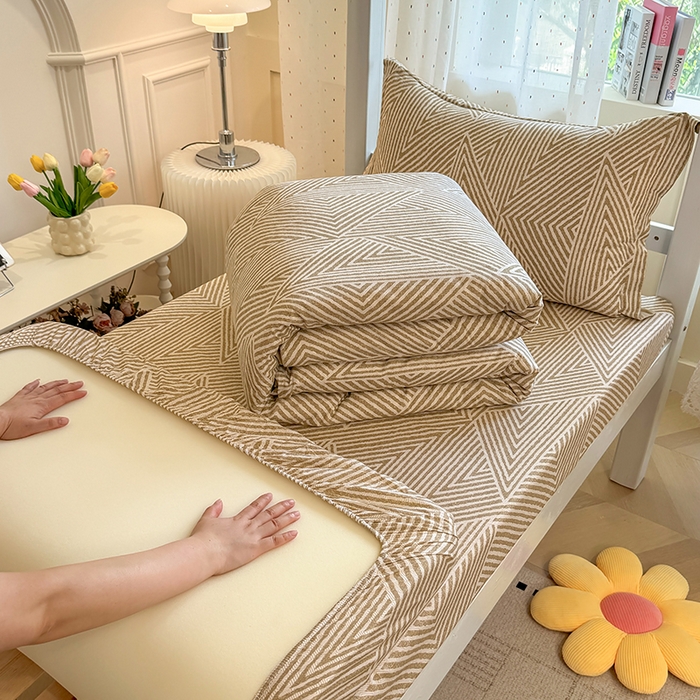 91家纺网 家纺一手货源 找家纺 壹贝家纺 2025新款学生季喷气全棉跑量宿舍三件套（提供买家秀） 卢卡斯