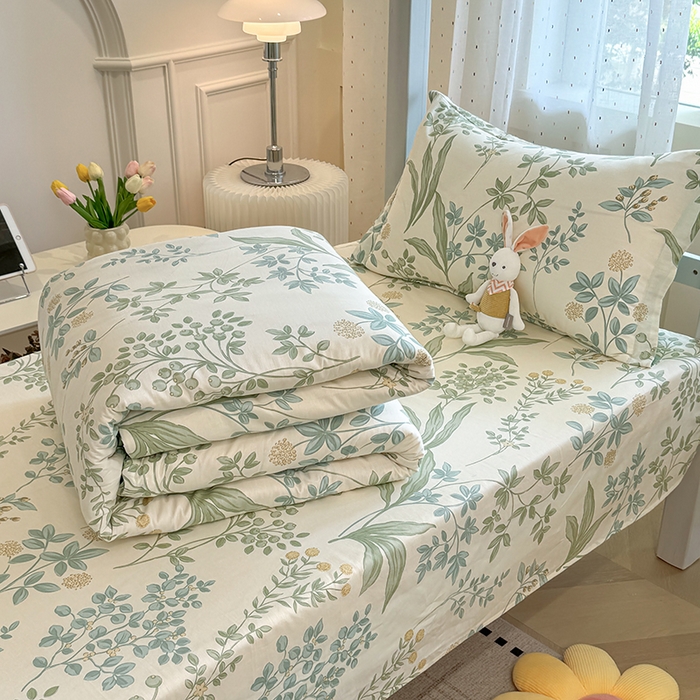 91家纺网 家纺一手货源 找家纺 壹贝家纺 2025新款学生季喷气全棉跑量宿舍三件套（提供买家秀） 绿野仙踪