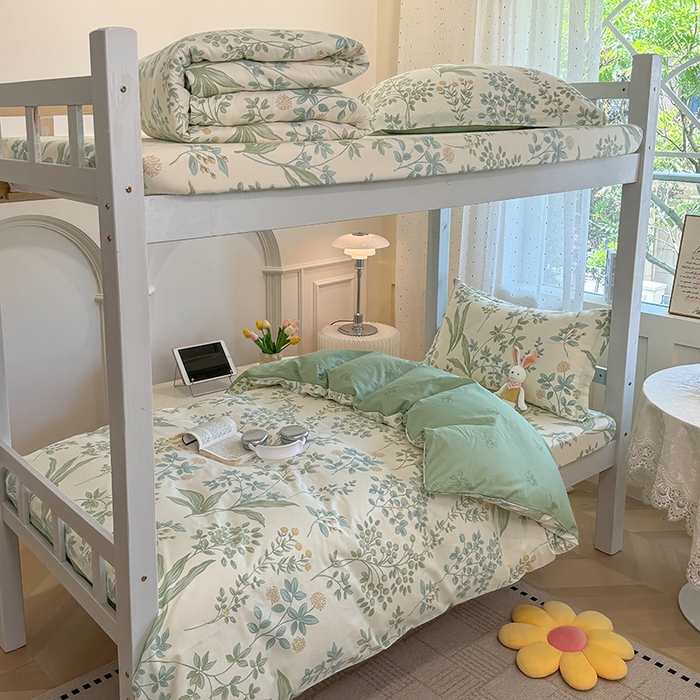 91家纺网 家纺一手货源 找家纺 壹贝家纺 2025新款学生季喷气全棉跑量宿舍三件套（提供买家秀） 绿野仙踪