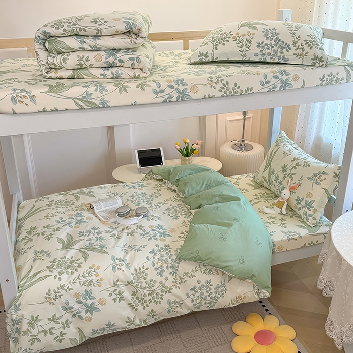 91家纺网 家纺一手货源 找家纺 壹贝家纺 2025新款学生季喷气全棉跑量宿舍三件套（提供买家秀） 绿野仙踪