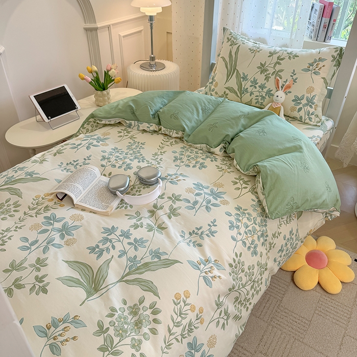 91家纺网 家纺一手货源 找家纺 壹贝家纺 2025新款学生季喷气全棉跑量宿舍三件套（提供买家秀） 绿野仙踪