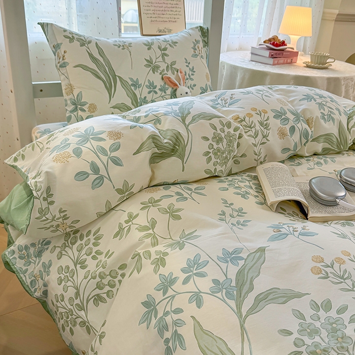 91家纺网 家纺一手货源 找家纺 壹贝家纺 2025新款学生季喷气全棉跑量宿舍三件套（提供买家秀） 绿野仙踪