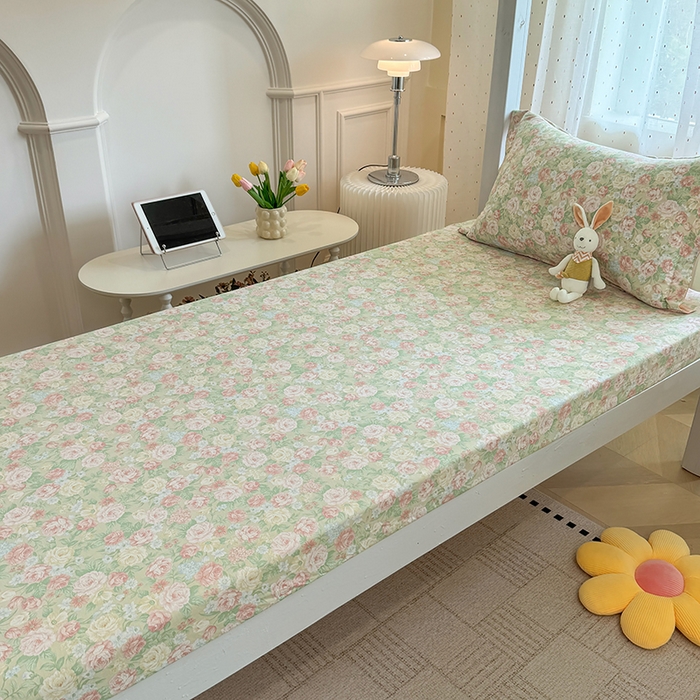 91家纺网 家纺一手货源 找家纺 壹贝家纺 2025新款学生季喷气全棉跑量宿舍三件套（提供买家秀） 玫瑰的故事