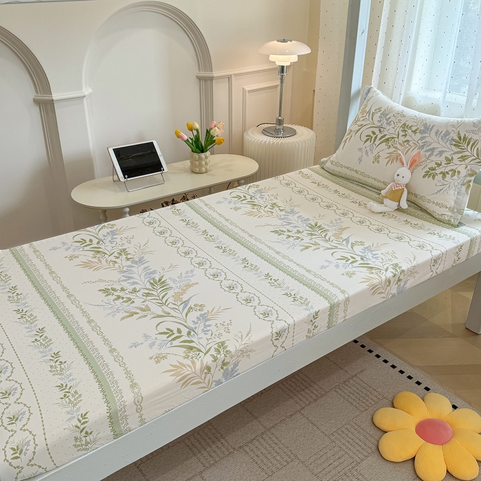 91家纺网 家纺一手货源 找家纺 壹贝家纺 2025新款学生季喷气全棉跑量宿舍三件套（提供买家秀） 沐雅清风