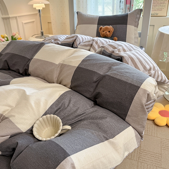 91家纺网 家纺一手货源 找家纺 壹贝家纺 2025新款学生季喷气全棉跑量宿舍三件套（提供买家秀） 南山南