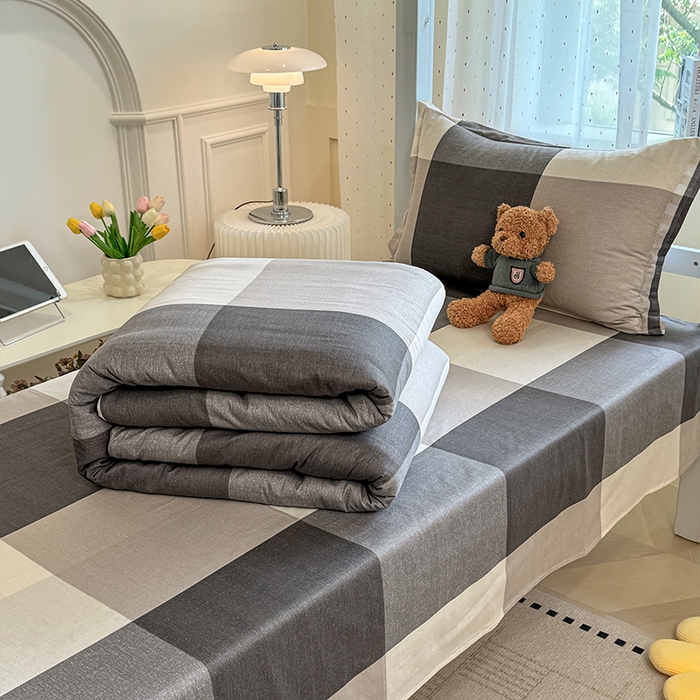 91家纺网 家纺一手货源 找家纺 壹贝家纺 2025新款学生季喷气全棉跑量宿舍三件套（提供买家秀） 南山南