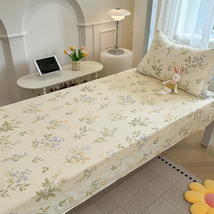 91家纺网 家纺一手货源 找家纺 壹贝家纺 2025新款学生季喷气全棉跑量宿舍三件套（提供买家秀） 沁园春