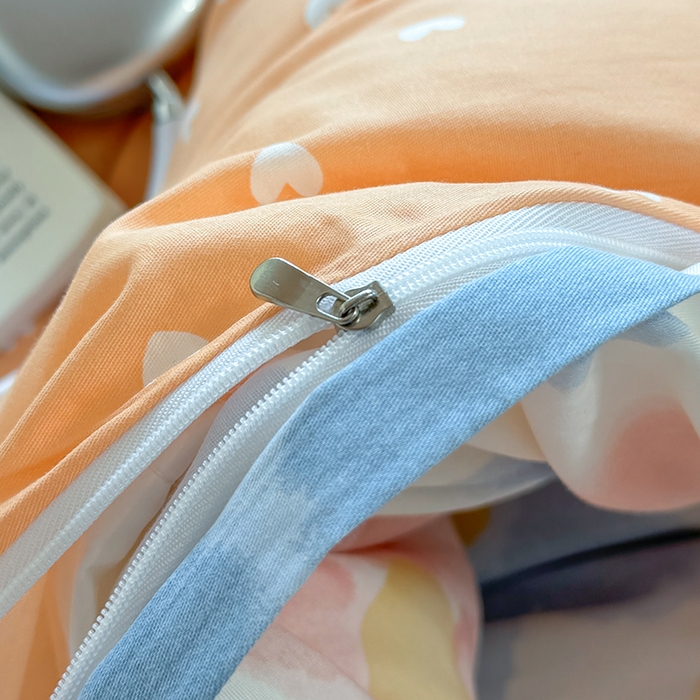 91家纺网 家纺一手货源 找家纺 壹贝家纺 2025新款学生季喷气全棉跑量宿舍三件套（提供买家秀） 夕颜花开