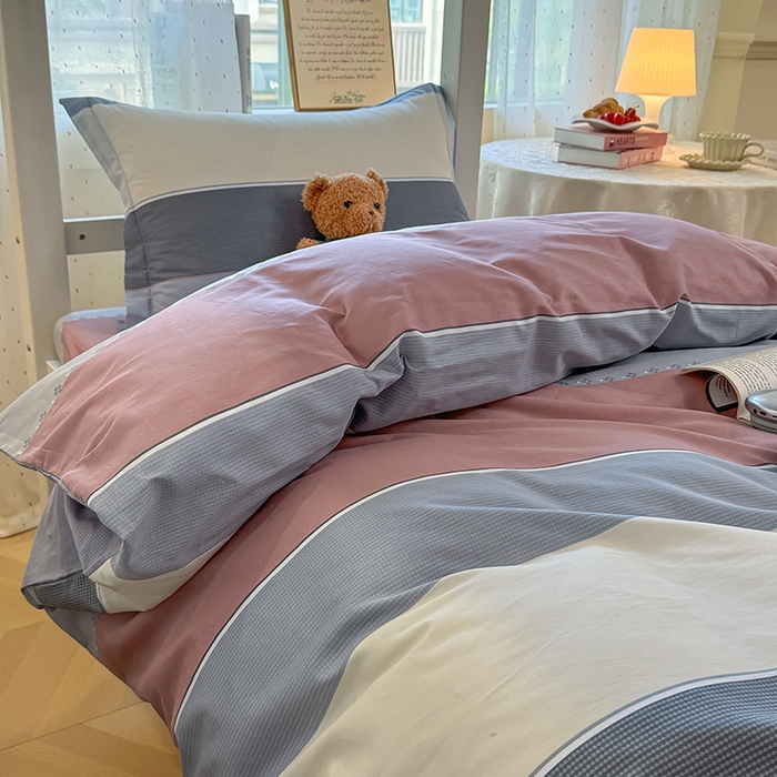 91家纺网 家纺一手货源 找家纺 壹贝家纺 2025新款学生季喷气全棉跑量宿舍三件套（提供买家秀） 致青春