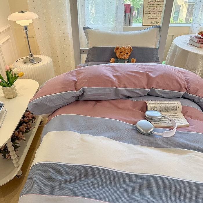 91家纺网 家纺一手货源 找家纺 壹贝家纺 2025新款学生季喷气全棉跑量宿舍三件套（提供买家秀） 致青春