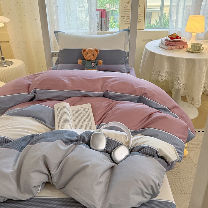 91家纺网 家纺一手货源 找家纺 壹贝家纺 2025新款学生季喷气全棉跑量宿舍三件套（提供买家秀） 致青春