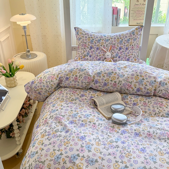 91家纺网 家纺一手货源 找家纺 壹贝家纺 2025新款学生季喷气全棉跑量宿舍三件套（提供买家秀） 小美满