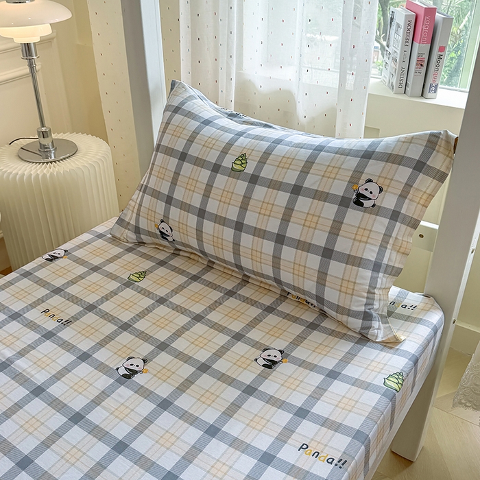 91家纺网 家纺一手货源 找家纺 壹贝家纺 2025新款学生季喷气全棉跑量宿舍三件套（提供买家秀） 竹林物语