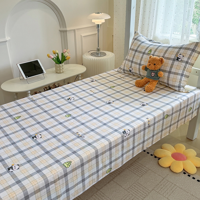 91家纺网 家纺一手货源 找家纺 壹贝家纺 2025新款学生季喷气全棉跑量宿舍三件套（提供买家秀） 竹林物语