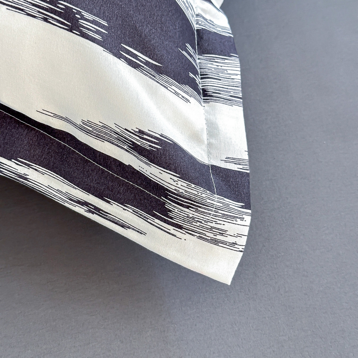 91家纺网 家纺一手货源 找家纺 楠沐家纺 2025新款格子芦荟棉磨毛四件套 水波纹