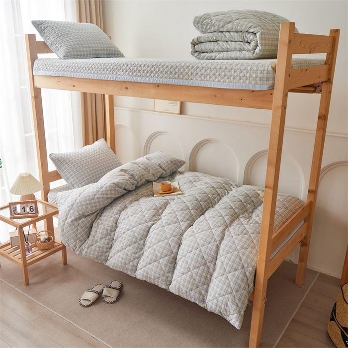 91家纺网 家纺一手货源 找家纺 （总）上喜 热卖学生宿舍床盖三件套