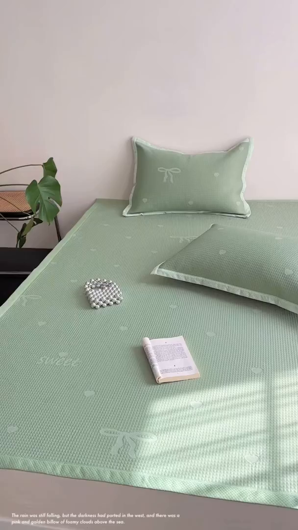 91家纺网 家纺一手货源 找家纺 （总）莱家富 2025新款凉席养生席冰丝席-甜梦系列