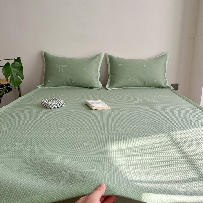 91家纺网 家纺一手货源 找家纺 （总）莱家富 2025新款凉席养生席冰丝席-甜梦系列