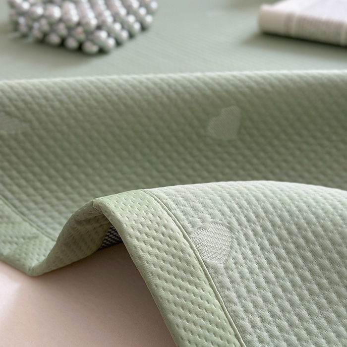 91家纺网 家纺一手货源 找家纺 莱家富 2025新款凉席养生席冰丝席-甜梦系列 绿