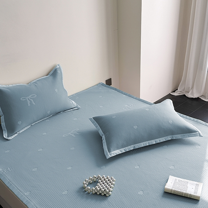 莱家富 2025新款凉席养生席冰丝席-甜梦系列 蓝