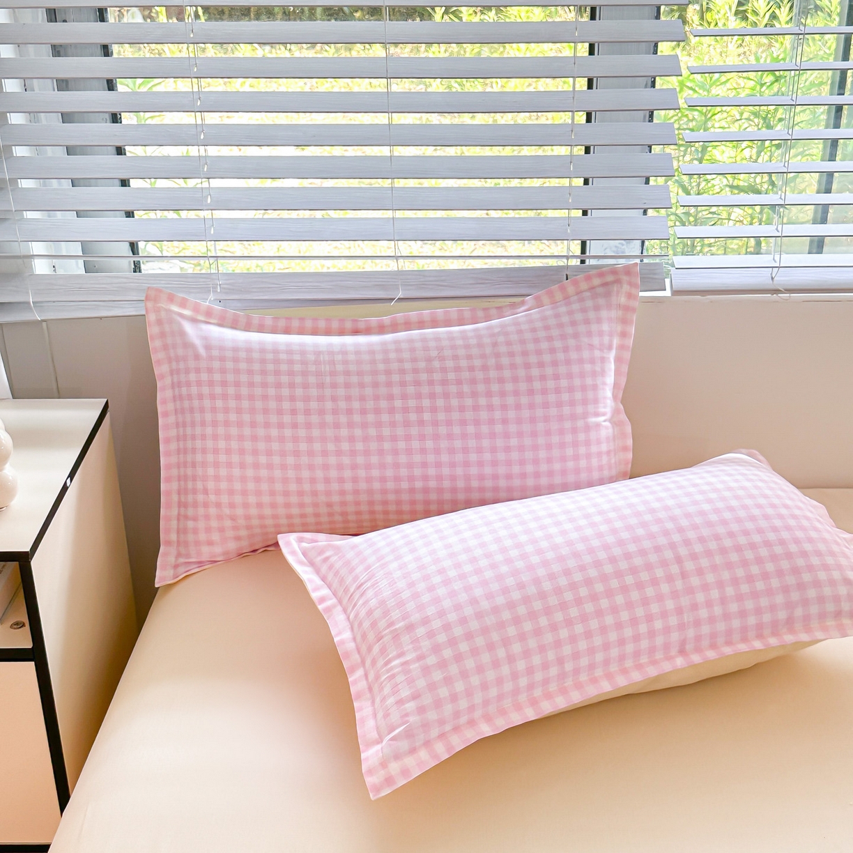 91家纺网 家纺一手货源 找家纺 楠沐家纺 2025新款无印风亲肤柔软芦荟棉磨毛单被套 心动粉