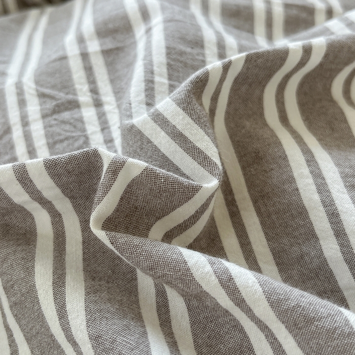 91家纺网 家纺一手货源 找家纺 菡宝 【不断货 预留5公分缩水】a类母婴级纯棉全棉色织水洗棉四件套 支持定制定做尺寸 牧野-米卡棕