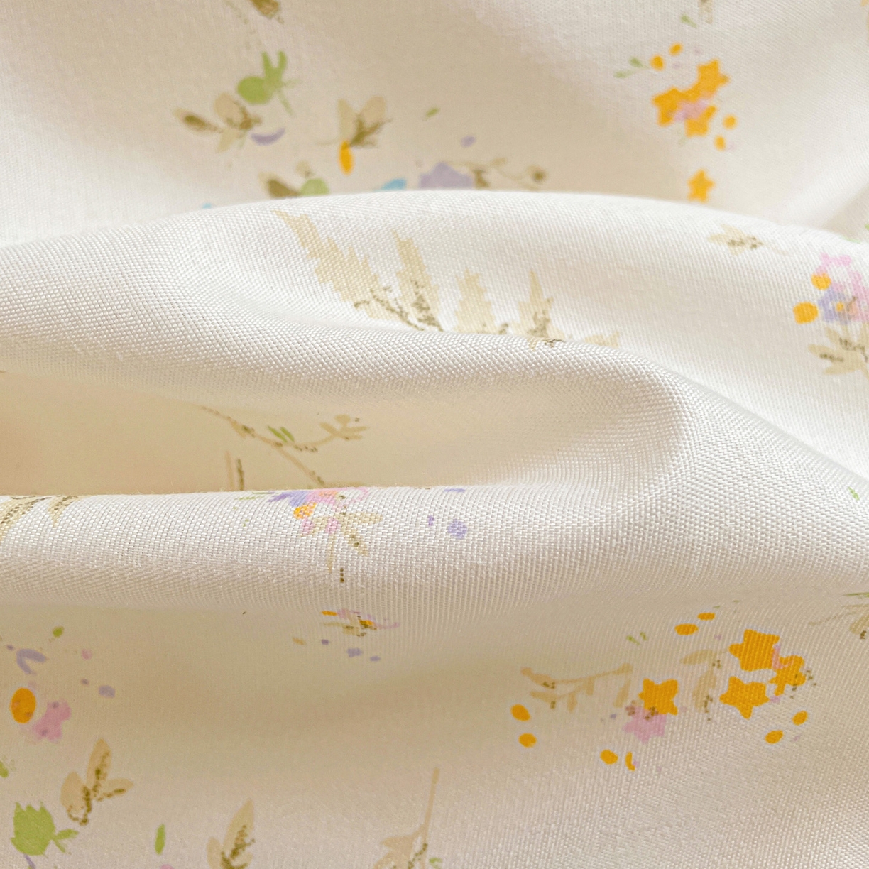 91家纺网 家纺一手货源 找家纺 楠沐家纺 2025新款芦荟棉印花学生宿舍上下铺四件套三件套 水墨花