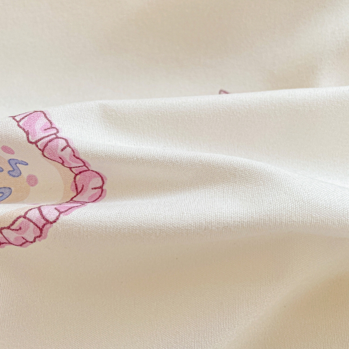 91家纺网 家纺一手货源 找家纺 楠沐家纺 2025新款芦荟棉印花学生宿舍上下铺四件套三件套 心动兔