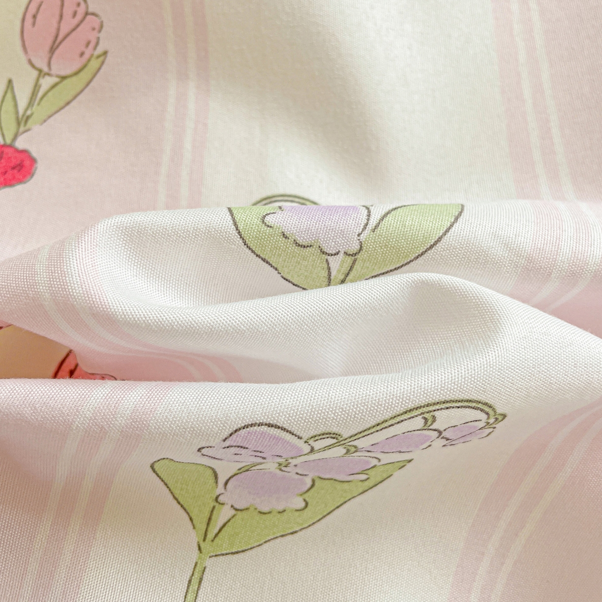 91家纺网 家纺一手货源 找家纺 楠沐家纺 2025新款芦荟棉印花学生宿舍上下铺四件套三件套 秘境花园