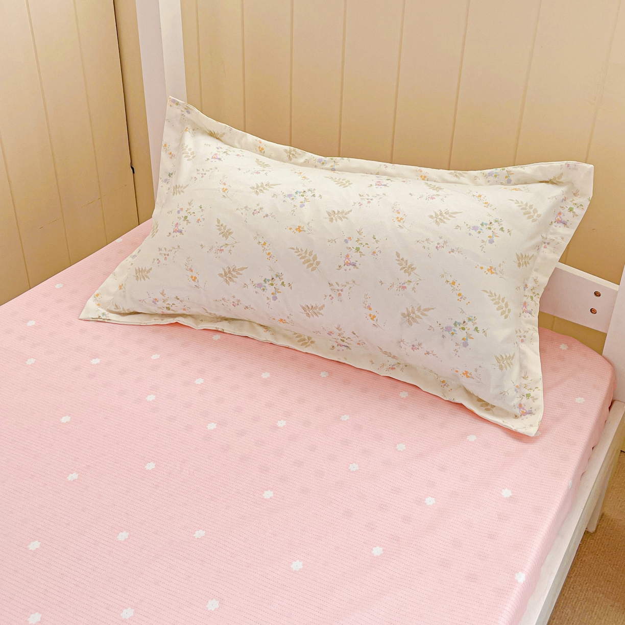 91家纺网 家纺一手货源 找家纺 楠沐家纺 2025新款芦荟棉印花学生宿舍上下铺四件套三件套 水墨花