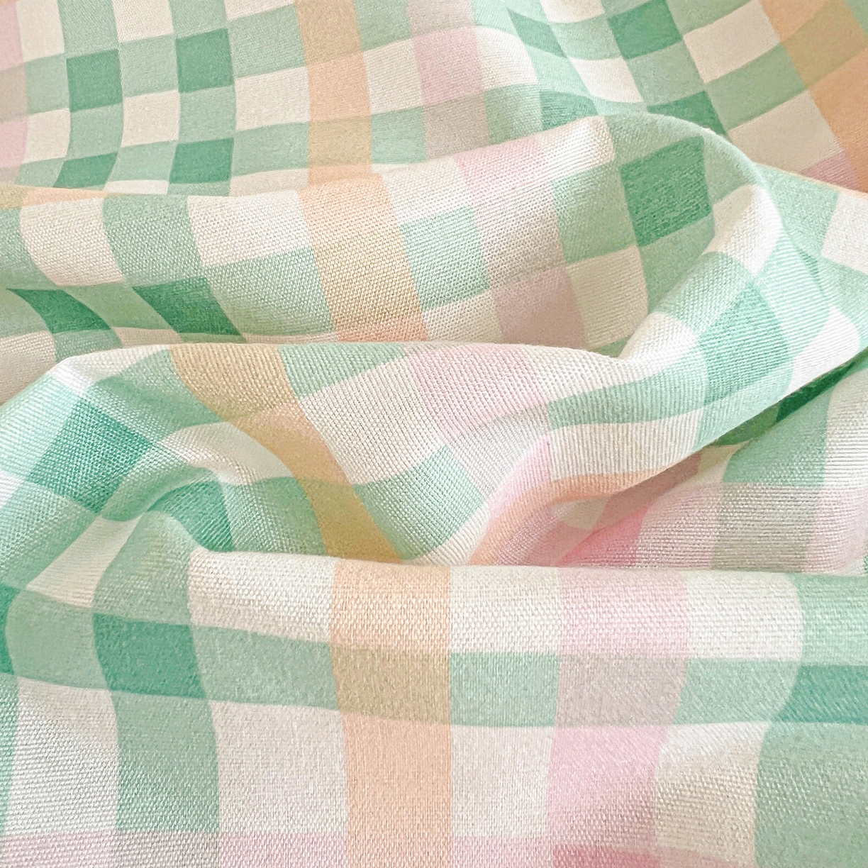 91家纺网 家纺一手货源 找家纺 楠沐家纺 2025新款芦荟棉印花学生宿舍上下铺四件套三件套 冰淇淋格