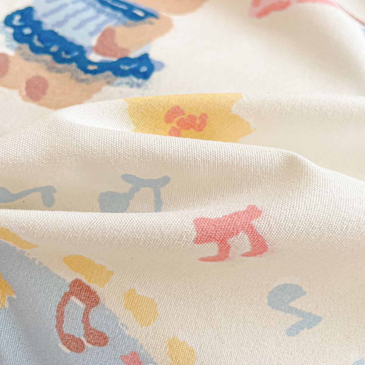 91家纺网 家纺一手货源 找家纺 楠沐家纺 2025新款芦荟棉印花学生宿舍上下铺四件套三件套 派对熊