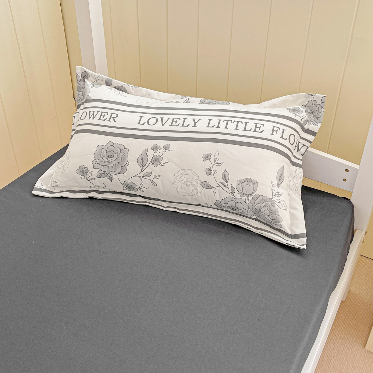 91家纺网 家纺一手货源 找家纺 楠沐家纺 2025新款芦荟棉印花学生宿舍上下铺四件套三件套 山茶花