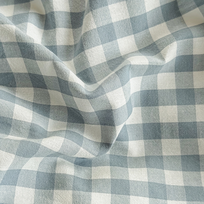 91家纺网 家纺一手货源 找家纺 菡宝 【不断货 预留5公分缩水】a类母婴级纯棉被罩全棉色织水洗棉被套单件 支持定制定做尺寸 蓝小格